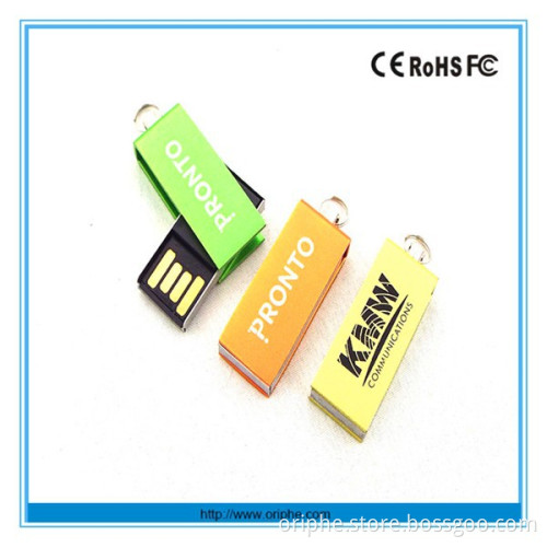 8GB metal mini usb pen drive waterproof
